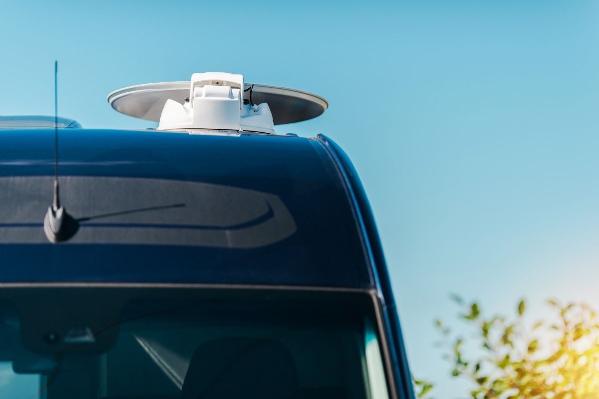 rv satellite dish